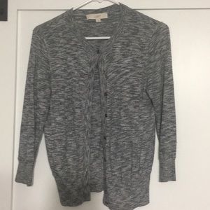 Gray cardigan